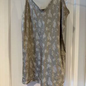 Vince Gray Floral Camisole Top